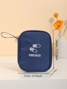 旅行便攜式分配器,小型口袋醫療包,拉鍊收納袋