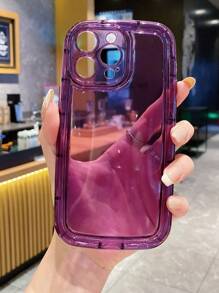 1 Miếng Trong suốt Tím Hình-Xà bông Túi hơi Chất liệu Ốp lưng & bao da điện thoại Tương thích với - Màu tím - Xem 2