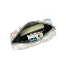 3入組男女童彩虹天氣圖案功能背包、午餐袋和筆袋組合 - 紫色 - 查看 5