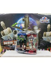 Mega Pack 50 Sobres Skibidi Toilet Battle Cards! 100% Original - Multicolor - Ver 1