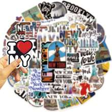 50 cái/gói Mới Không thấm nước DIY Creative Viết tháu Hình dán , Đàn ghi ta Ván trượt Nước Chai Bội thu Mũ sắt của lính Ván trượt tuyết Máy tính xách tay Ốp lưng & bao da điện thoại Tủ lạnh Cửa Hành lý Viết tháu Hình dán , Hoàn hảo Quà tặng Giáng sinh - Nhiều màu - Xem 9