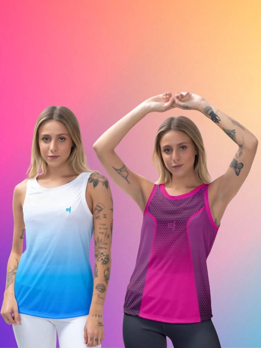 Women Sports Sets - Hồng - Xem 1