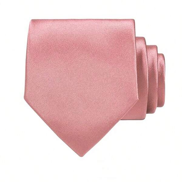 1 corbata de unicolor para hombres, corbata de negocios/formal de 8cm para bodas y ocasiones casuales