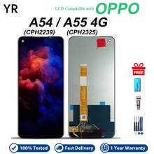 Screen For Oppo A54 4g Cph2239 Lcd Display Touch Screen For Oppo A55 4g Cph2325 - black without frame - View 1