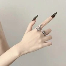 XEIJAYI 1瓶15毫升果冻水晶凝胶指甲油，半透明黑色，带有透明冰晶效果 - 可卸除（UV/LED灯） - 非常适合DIY美甲，送给女性的礼物 - 黑色 - 查看 4
