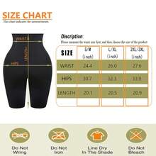 Của phụ nữ Tắm hơi Quần short Nén Thể dục Nóng Huấn luyện viên vòng eo Nhanh Mồ hôi Máy ép - màu đen - Xem 6