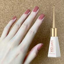 XEIJAYI 1Pc 10Ml Nude Pink Nail Polish, Jelly Pink Gel Nail Polish With Sheer Ice Clear Effect, Soak Off Uv Light Cure Gel Polish For Nail Art Diy At Home Salon Gift For Women
