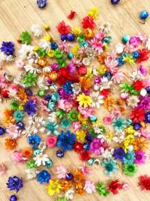 1 bolsa de pequeñas flores secas y coloridas elegantes para hacer jabón, joyería de resina y velas caseras DIY