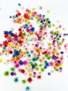 1 bolsa de pequeñas flores secas y coloridas elegantes para hacer jabón, joyería de resina y velas caseras DIY