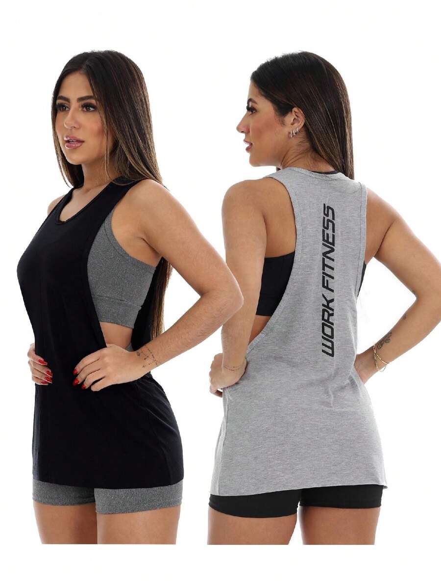 Work Fitness Women Sports Tees & Tanks - Nhiều màu - Xem 1