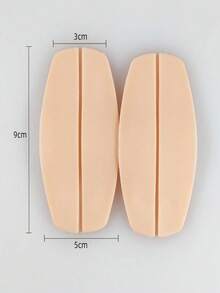 2pcs Silicone Non-Slip Shoulder Pad - Khaki - View 2