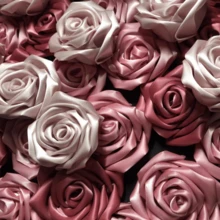 1 Cuộn Ruy băng Satin Polyester mật độ cao hai mặt 196,8in, Ruy băng Satin mềm mại cho Hộp quà tặng, Thủ công DIY, Ruy băng lụa Satin sọc, Ruy băng đỏ cho Thiệp mời đám cưới đồng quê, Hoa cưới, Vòng hoa mùa thu, Đồ trang trí tiệc Giáng sinh - Hồng - Xem 5