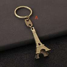 Street 1pc Eiffel Tower Keychain, Paris Landmark Design, Promotional Gift, Suitable For Car Keys, Wallet, Shoulder Bag, Crossbody Bag, Handbag, Perfect For Parties, Festival, Birthday, Valentine's Day, Fashionable And Youthful Style For Girls, College Students And Teachers Car Accessories Bag Charm Backpack For School College Cute Goth Y2k Bag Accessories Lanyards With Id Holder Car Accessories Bag Charms Christmas Car Accessories Friend Sister Gift Ideas - Multicolor - View 3