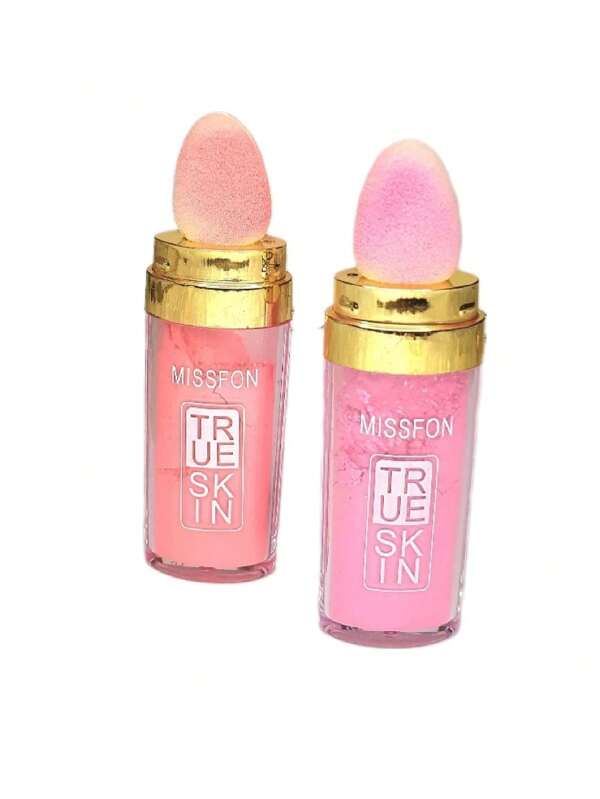 2pz de Rubor con fácil aplicador, rosas mixtos