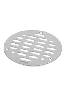 Rejilla de acero inoxidable 5", cierre con tornillos - Gris Claro - Ver 1