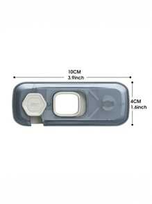 1 件儿童冰箱锁单门冰箱门挡婴儿防护儿童保暖冰柜锁柜门锁 - 淺灰色 - 查看 3