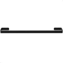Porta Toalha De Banho Para Banheiro Preto Fosco Plus - Preto - Visão 1