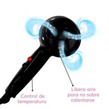 Secadora de Cabello con Aire Caliente y Frío  TII-BUY MR-043 - Multicolor - Ver 5