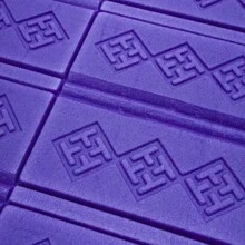 露營座墊,便攜式折疊坐墊,緊湊輕便戶外旅行裝備,多用途,戶外防潮墊可折疊凳便攜式泡沫遠足露營防潮墊戶外座墊 - 紫色 - 查看 2