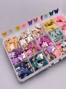 20Pcs 13mm Gold Point  Butterfly Earring Making  DIY Accessories - Multicolor - View 3