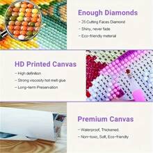 Diamond Painting - Round Diamond - Full Drill - Frameless Set - Multicolor - View 4