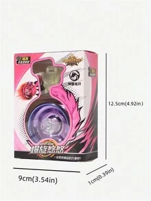 1pc Alloy Yoyo Ball Premium Sleep Automatic Spin And Outdoor Competitive Interactive Toy - Red - View 3