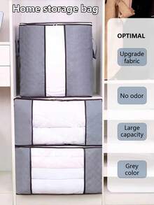 無紡布收納袋，家居日常收納袋，用於家居衣物棉被收納儲存，手工藝品移動袋，學校組織者袋，老師收納袋。