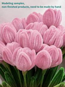 20 Piezas Limpiapipas De Varios Colores Para Manualidades, Se Pueden Usar Para Hacer Flores, Árboles De Navidad, Animales, Etc. - Verde - Ver 3