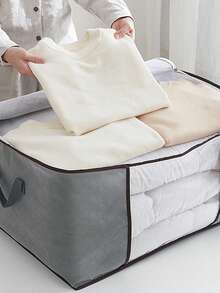 無紡布收納袋，家居日常收納袋，用於家居衣物棉被收納儲存，手工藝品移動袋，學校組織者袋，老師收納袋。