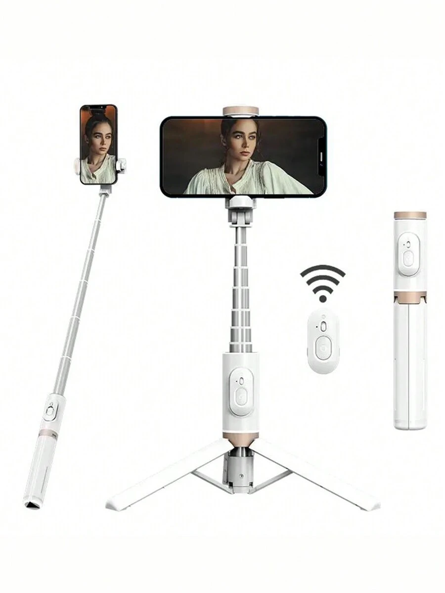 Integrated Reinforced Tripod Selfie Stick (aluminum Alloy Pole)