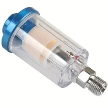 Small Air Filter Pneumatic Paint Spray Gun Filter Spray Gun Tail Grid Oil And Water Separator - Blue - View 6