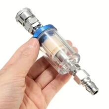 Small Air Filter Pneumatic Paint Spray Gun Filter Spray Gun Tail Grid Oil And Water Separator - Blue - View 5