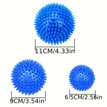 كرة لعب الكلاب العرضية المطاطية بصوت صرير عشوائي اللون، لعبة تنظيف الأسنان لوقت اللعب التفاعلية - متعدد الألوان - مشاهدة 2