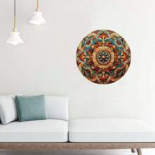 木制拼图神秘圆盘精致礼盒不对称形状拼图圣诞礼物成人减压个性化独特礼物家庭互动圣诞娱乐游戏拼图 - 杏色 - 查看 4