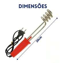 Aquecedor De Água Ebulidor Elétrico Portátil 1000w 110v 220v - 220v - Visão 4