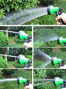 GIRL 22.5 Hose For The Garden, Expandable Retractable With Water Spray Gun - 綠色 - 查看 4