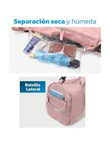 Maleta deportiva Bluelander para gimnasio y viajes, bolsa de viaje - Rosa - Ver 5