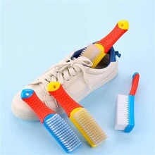 2入組多功能納米鞋刷,軟毛刷,用於鞋子和衣物的清潔刷