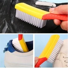 2入組多功能納米鞋刷,軟毛刷,用於鞋子和衣物的清潔刷