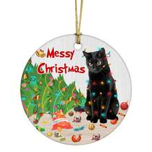 Christmas Black Cat & Tree Pendant, Acrylic Party Decoration Hanging Ornament For Xmas - Smelly-faced cat - View 6