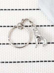 2 pièces porte-clés unisexe en métal en forme de cœur, décoration de porte-clés de couple, convient pour cadeau de la Saint-Valentin et accessoires de voiture, sac, école à usage quotidien