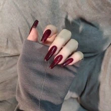 XEIJAYI 1瓶15毫升果冻水晶凝胶指甲油，半透明酒红色，带有透明冰晶效果 - 可卸除UV/LED灯 - 非常适合DIY美甲，送给女性的礼物 - 酒紅色 - 查看 8