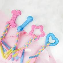 1入組幼犬咬牙玩具,帶互動繩的幼犬咬牙玩具適用於小型犬 - 彩色 - 查看 5