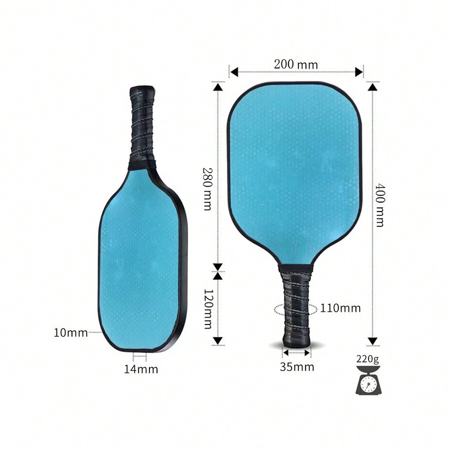 Lime color Pickleball racket Smooth or textured carbon grip surface ...