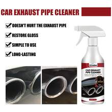 1pc 60ml Car Exhaust Cleaner Rust Remover Carbon Remover Black Smoke Cleaner Car Motorcycle Maintenance - White - View 4