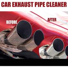 1pc 60ml Car Exhaust Cleaner Rust Remover Carbon Remover Black Smoke Cleaner Car Motorcycle Maintenance - White - View 8