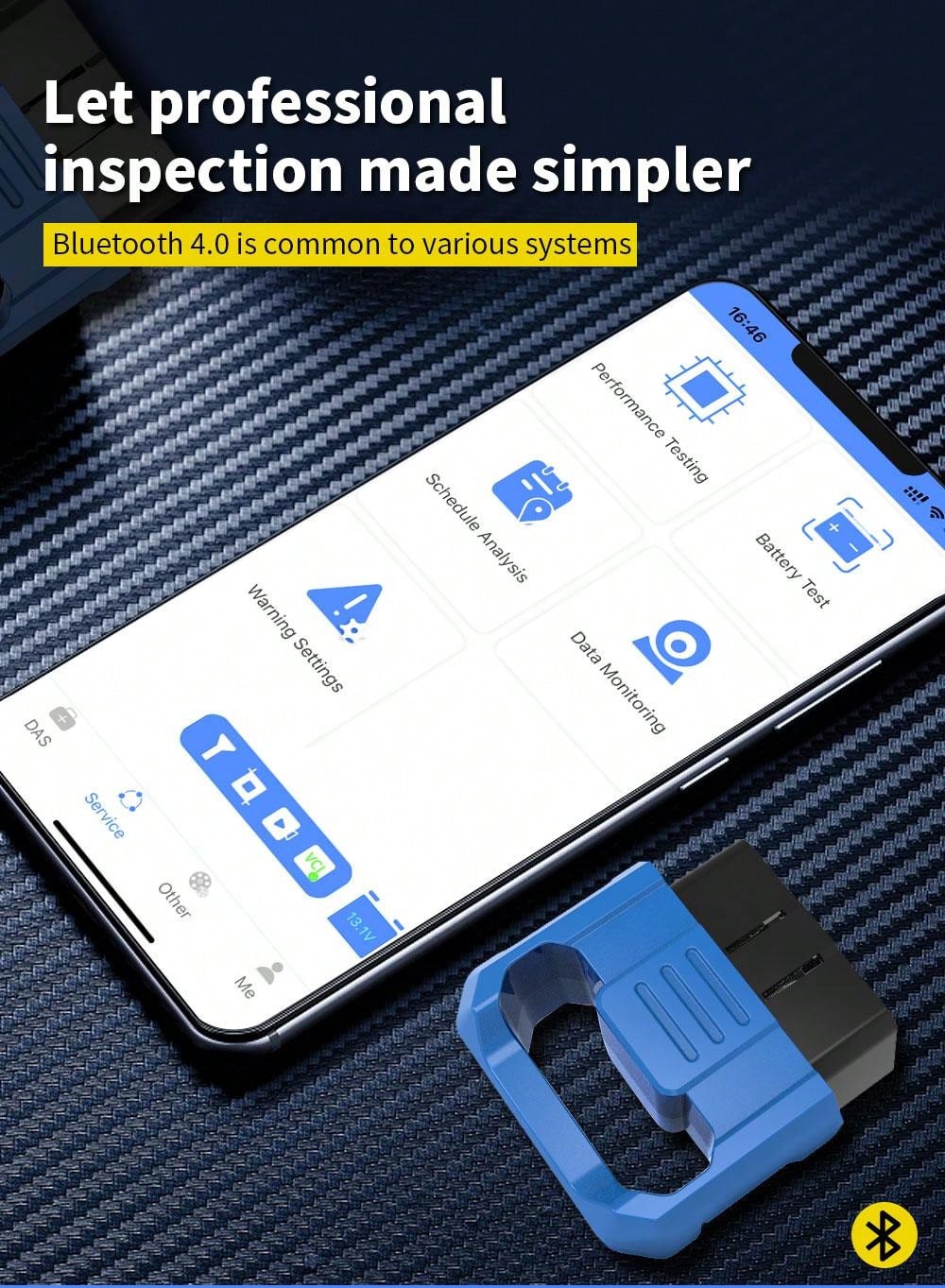 Car OBD Diagnosis Tool Fault Diagnosis Scanner Code Reader Car Detector Engine System Diagnosis