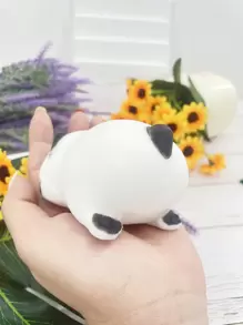 1pc Novelty Cute Panda Nee-doh Ice Cube Mold Stress Relief Slow Rebound Toy For Learning, Working, And Venting - Multicolor - View 5