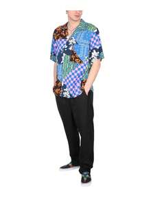 Marcelo Burlon Áo sơ mi nam XANH CMGG001S23FAB0024584 - Màu xanh lam - Xem 2