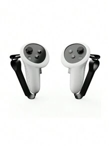 Silicone Protective Case For Meta Quest 3 Controller Gaming Accessory Anti-drop Quest 3 Cover - White - View 1